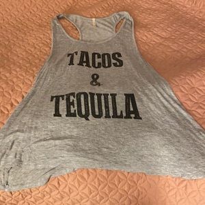 Tequila and tacos T-shirt, size medium